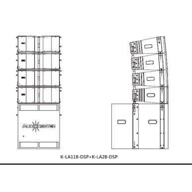 Элемент линейного массива Audiocenter K-LA28
